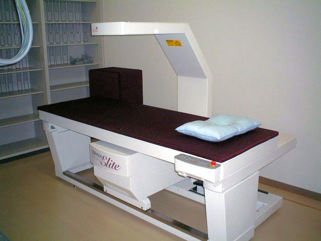 骨密度測定器です！